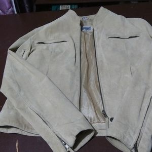 Women's Tan Leather Jacket